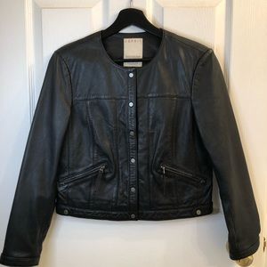 Women leather jacket